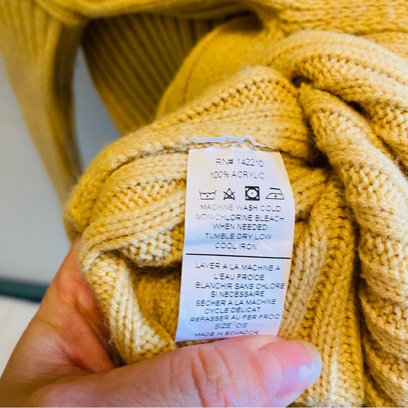 MERSEA New Yorker Ribbed Cowl Sweater Golden - Picture 7 of 7